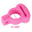 Universal Doll Bike Seat with Stickers DIY Decal Girls Kids Bike Accessories,Pink 5