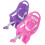 Universal Doll Bike Seat with Stickers DIY Decal Girls Kids Bike Accessories,Pink 2