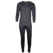 (Charcoal, S) Mens Thermal Long Johns Premium Quality Top Bottom