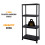(4 TIER) 3/4/5 Tier Plastic Shelving Home Storage Unit Shelves Racking Garage Organiser 1
