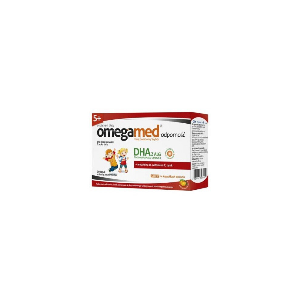 Omegamed Immunity 5+ Syrup in chewable capsules - 30 pcs.