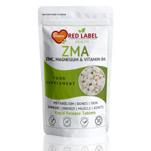 ZMA Zinc Magnesium Vitamin B6 30 Tablets Testosterone Boost Sleep