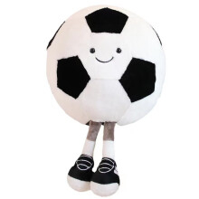 (Football) Funny Soccer Basketball Plush Toy Huggable Ball Doll Pillow