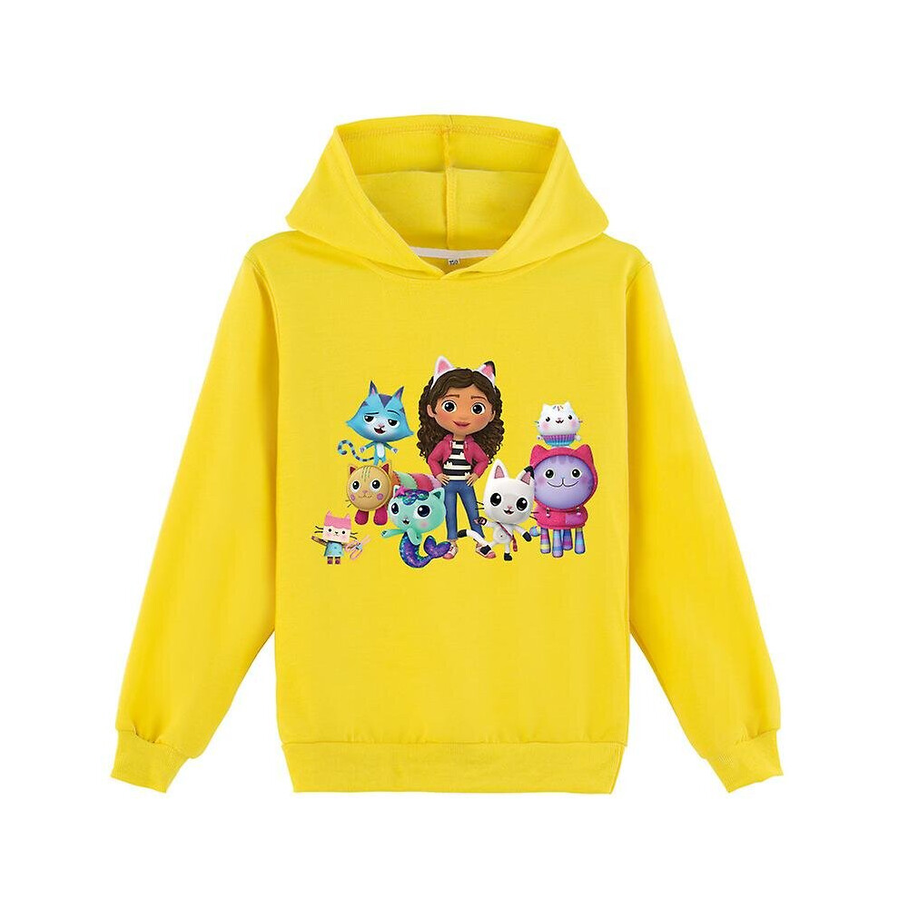 (Children Spring Autumn Gabbys Doll House Hoodie Kids Long Sleeve Coats Boys Cartoon Gabbys Cats Sweatshirt Girls Casual ) Children Spring Autumn Gabbys Doll House Hoodie Kids Long Sleeve Coats Boys Cartoon Gabbys Cats Sweatshirt Girls Casual Clothes