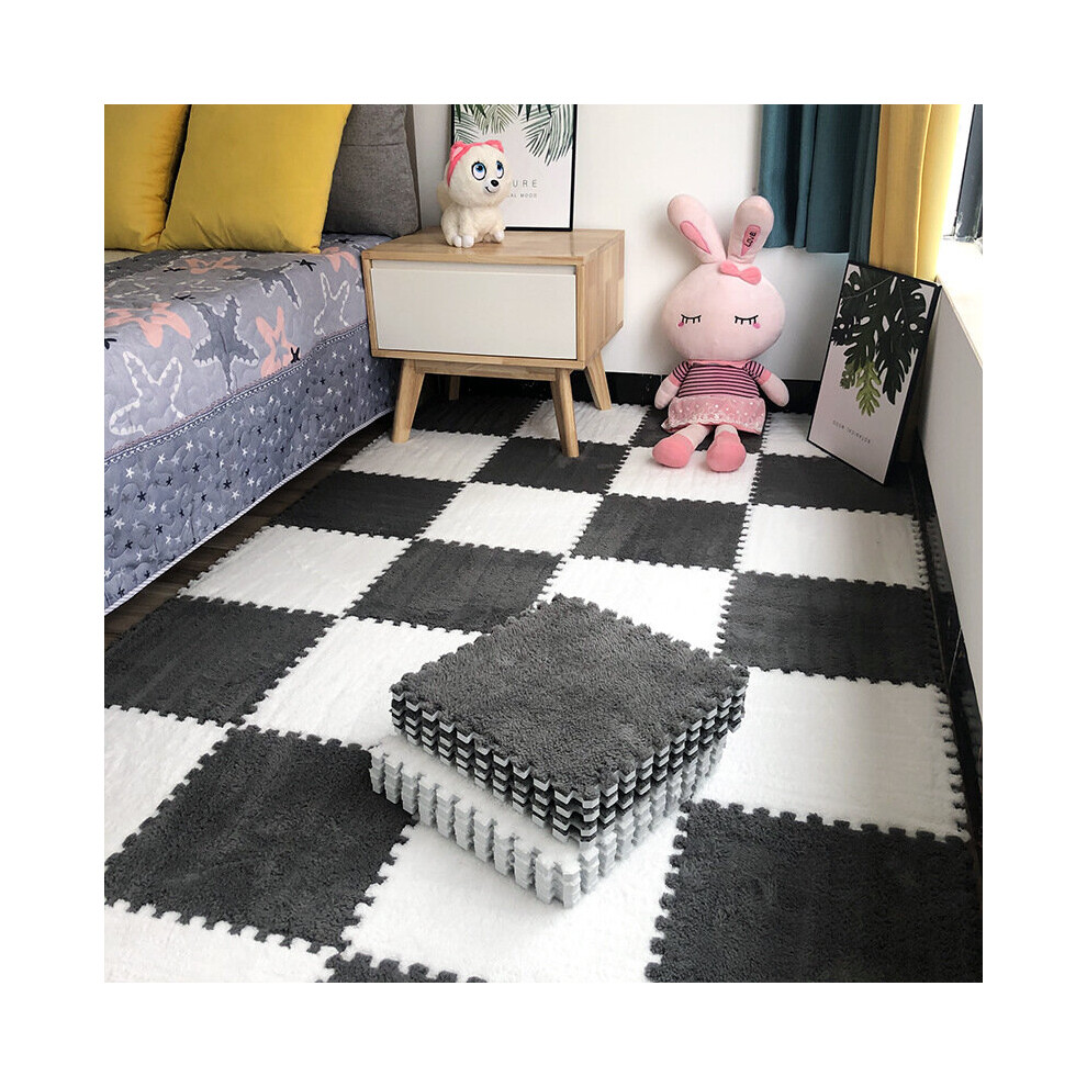 10pcs pack Baby Crawling Mat With Pile Foam Floor Mat Splicing Carpet Bedroom Bedside Blanket Whole Mat Puzzle Climbing Mat Thickened