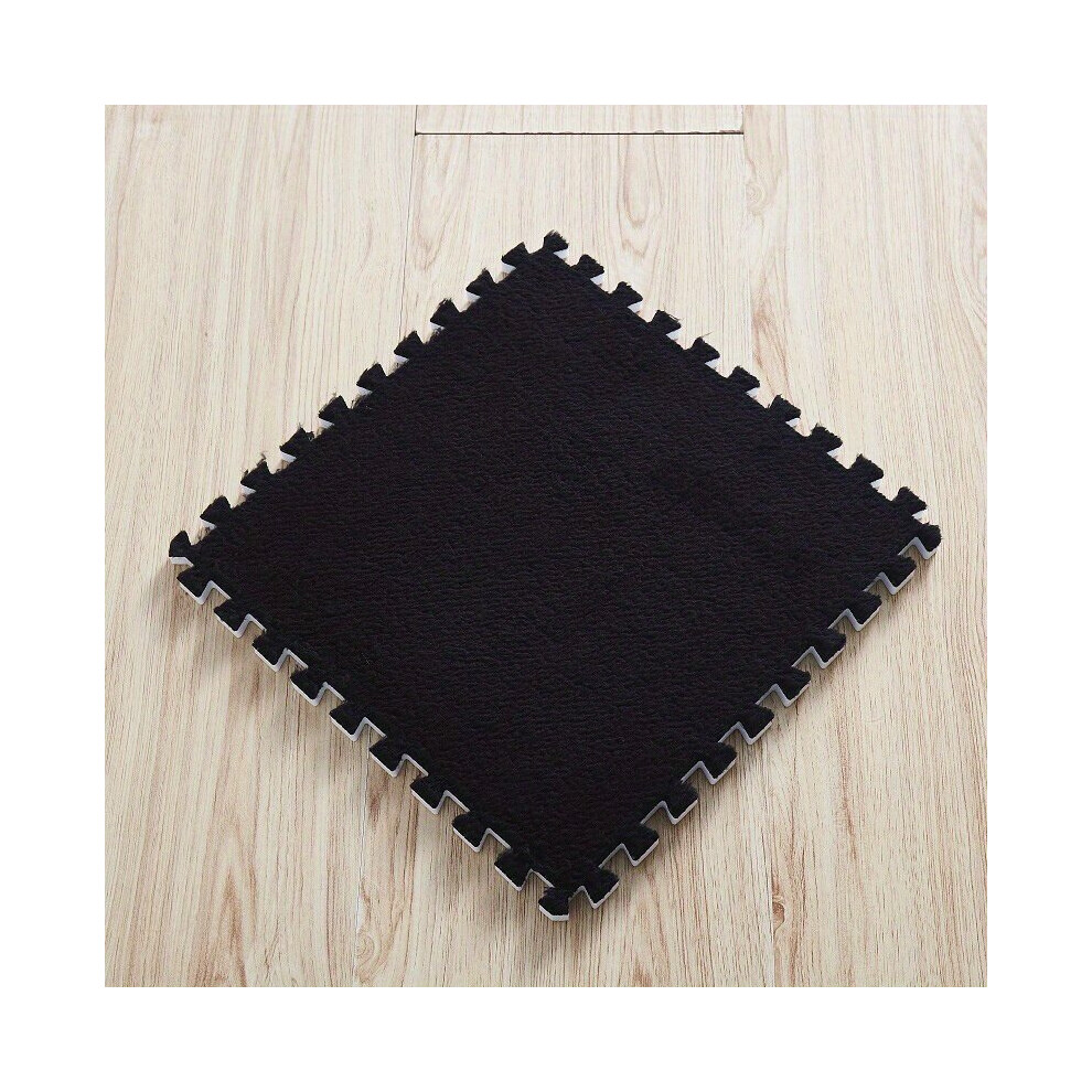 1pc Velvet Puzzle Floor Mat Perfect for Crawling Games and Bedrooms