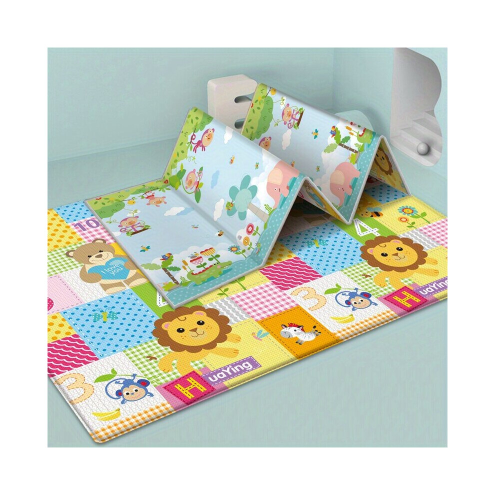 Baby Crawling Mat Baby Living Room Household Climbing Mat Childrens Odorless Foldable Floor Mat With Handbag