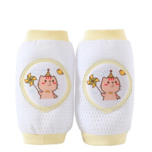 1 Pair Animal Cat Baby Knee Pads Cartoon Kids Safe Crawling Elbow Cushion Infant Soft Knee Protrctors