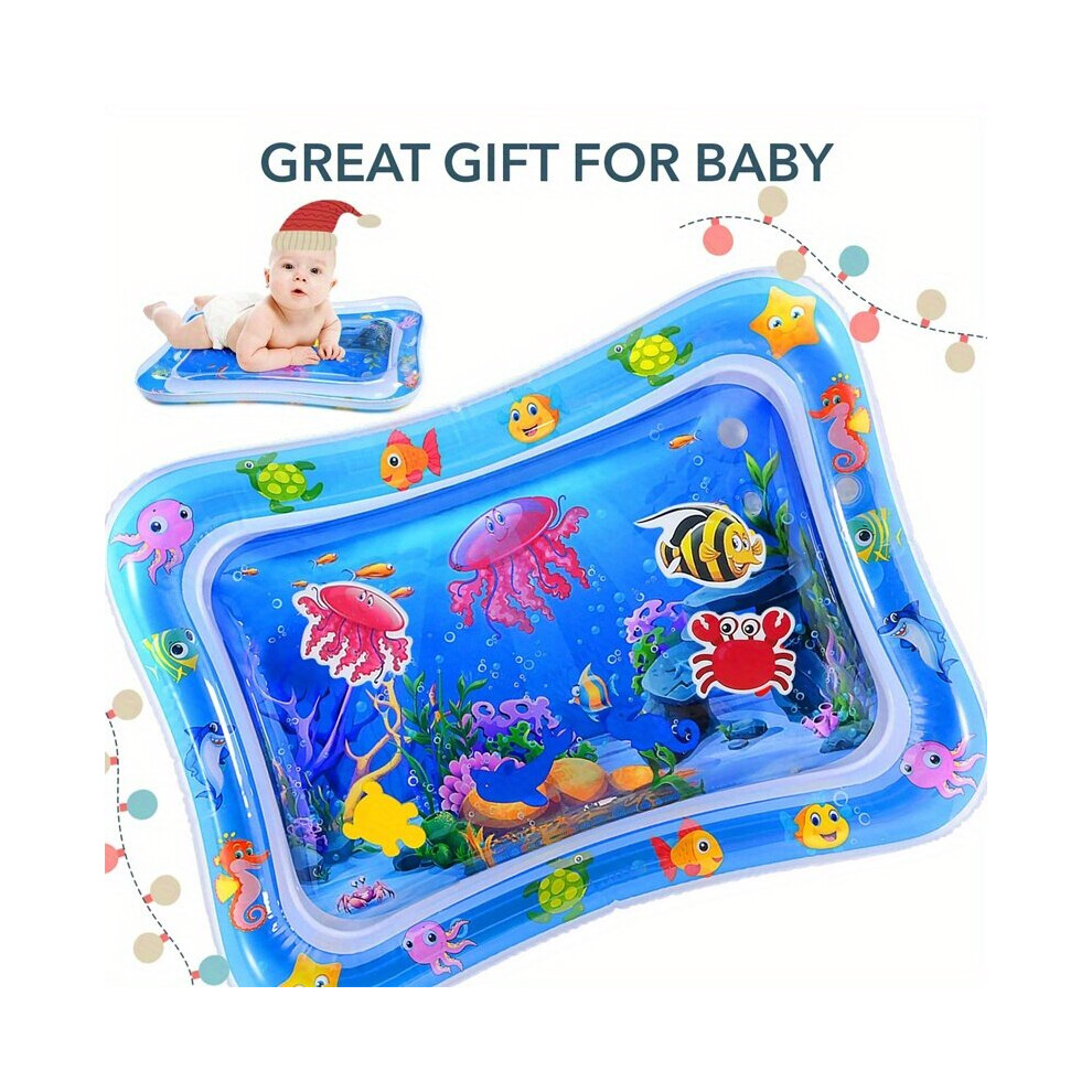 1pc Inflatable Tummy Time Water Mat Infants And Toddlers Is The Perfect Fun Time Play Activity Center Your Babys Stimulation Growth