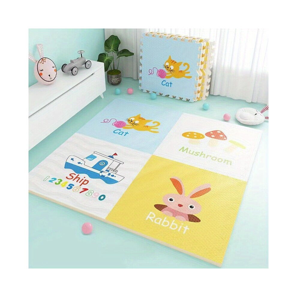 Baby Safe Foam Puzzle Floor Mat Thickened Household Crawling Mat for Infants and Toddlers