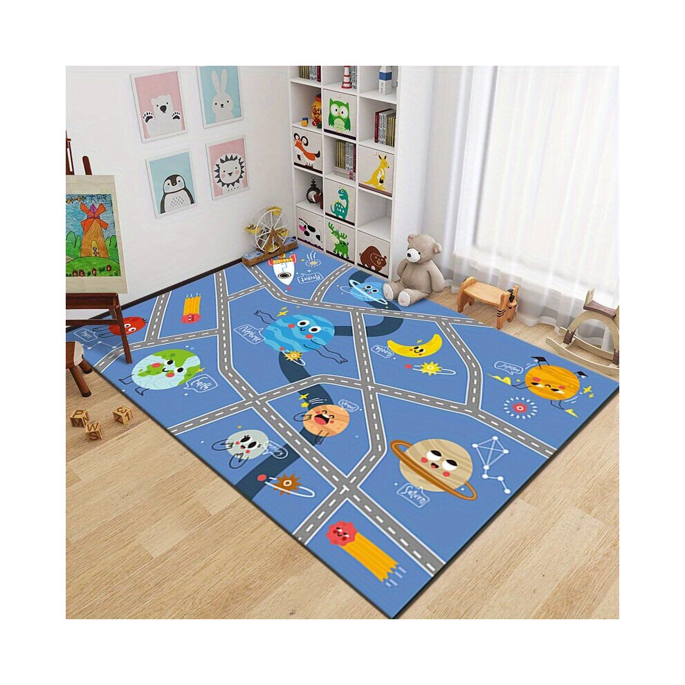 1pc Crawling Floor Mat Flying Chess Carpet Kindergarten Early Education Cartoon Carpet Parent child Hopscotch Game Mat