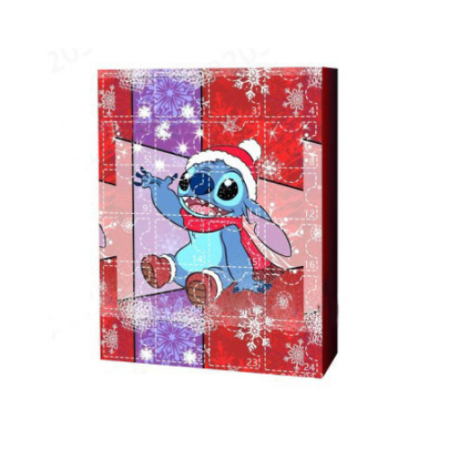 (D) Christmas Lilo & Stitch 24 Days Countdown Advent Calendar Surprise