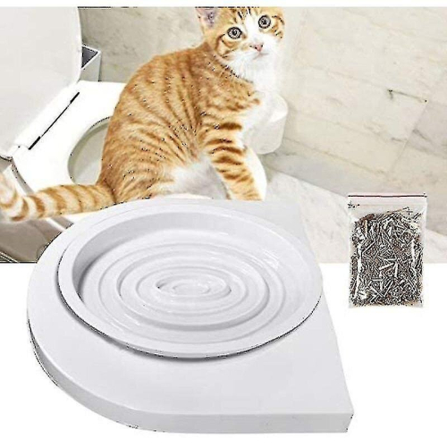 Cat Training Kit Teach Your Cat To Use The Toilet In 5 Small Steps on OnBuy