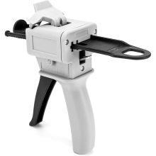 50ml Epoxy Dispenser Gun, Mixing Dispenser Gun For Glue Mixing, 10:1 Ratio, Static Mixing Nozzle