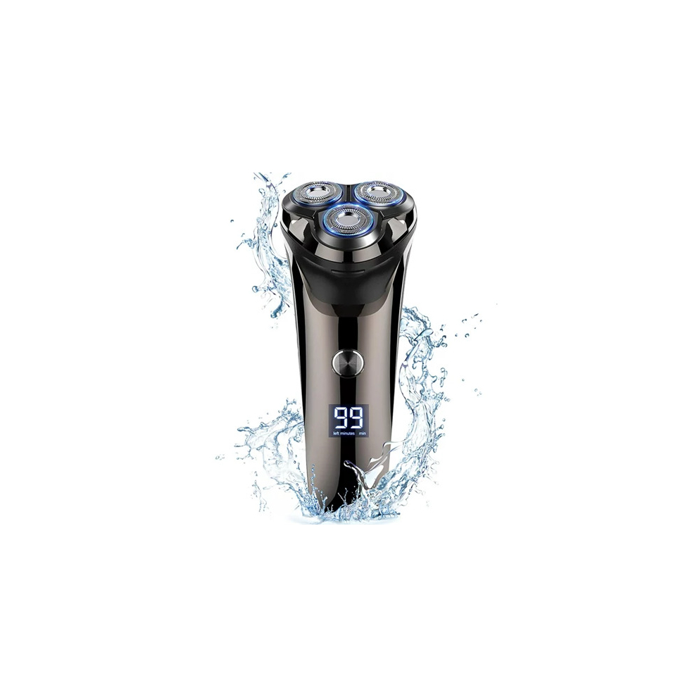 Electric Shaver IPX7 Waterproof Razor Dry Wet Rotary Face Shaver