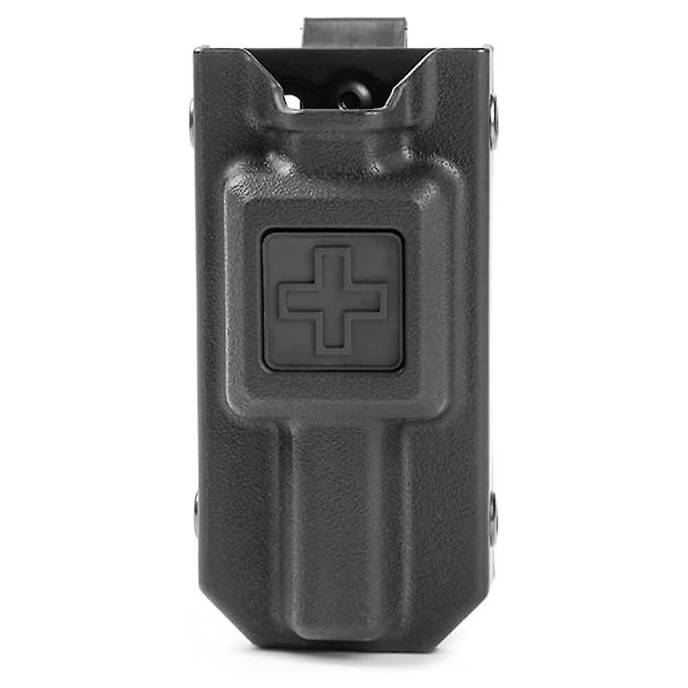 Black Tourniquet Holder Rigid Molle Tq Case Or Cat Combat Application Tourniquets - Medical Emergency Accessory For Backpacks, Bags, Belts, Vests(1Pc