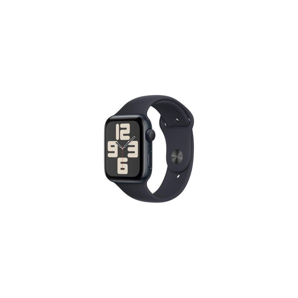 Apple Watch Se 2023 44Mm Aluminium Midnight Sport Band Midnight M/L Mre93ql/A