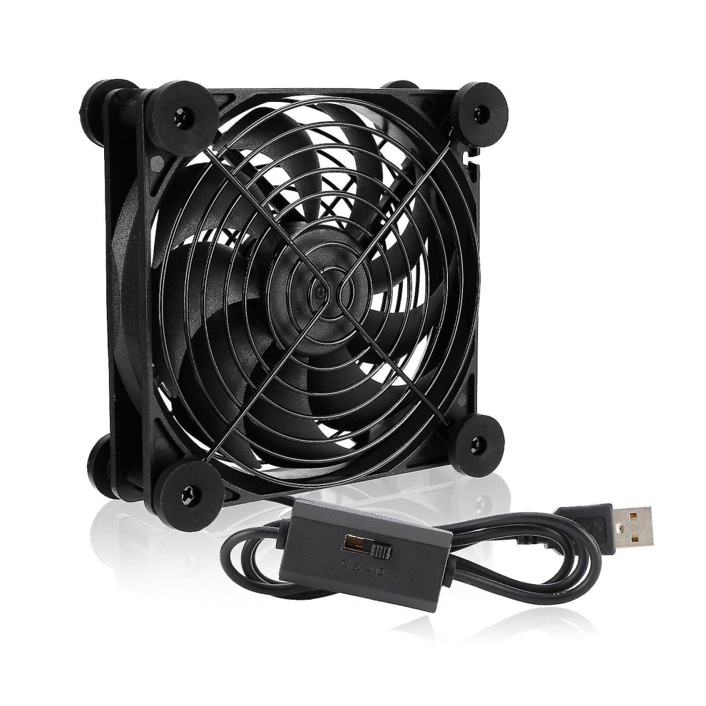 Router Fan Diy Pc Cooler Tv Box Cooling Silent Quiet Dc 5V Usb Power 120Mm Fan With Screws Protecti 9363541050950