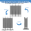 Room Divider 6ft Folding Privacy Screen Freestanding for Home Office 8