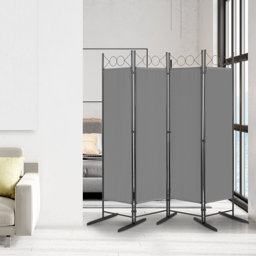 Room Divider 6ft Folding Privacy Screen Freestanding for Home Office 2