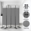 Room Divider 6ft Folding Privacy Screen Freestanding for Home Office 6
