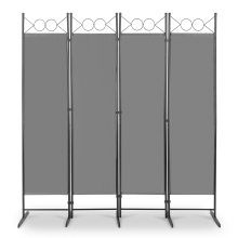 Room Divider 6ft Folding Privacy Screen Freestanding for Home Office
