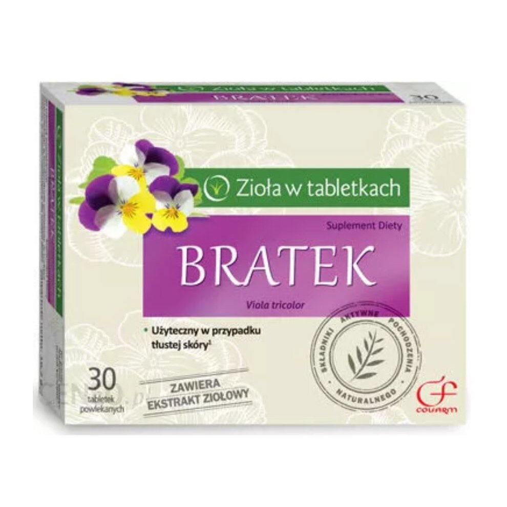 BRATEK COLFARM 30 tabl Healthy and beautiful skin PANSY LABOTEQ SKIN