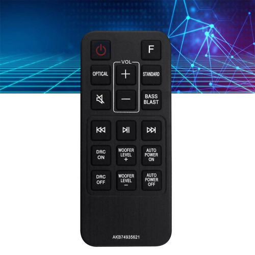 Replace Akb74935621 Remote Control For Lg Sound Bar Sj2 Sj2.aeusllk Sj2.deusllk 1