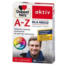 Doppelherz Aktiv A-Z Dla Niego witaminy i mineraly dla mezczyzn 30 tab MENMAG