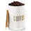 (WHITE) 4pcs Bread Bin Kitchen Set Sealed Tea Coffee Sugar Tins 5