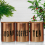 (COPPER) 4pcs Bread Bin Kitchen Set Sealed Tea Coffee Sugar Tins 5