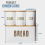 (WHITE) 4pcs Bread Bin Kitchen Set Sealed Tea Coffee Sugar Tins 2