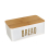 (WHITE) 4pcs Bread Bin Kitchen Set Sealed Tea Coffee Sugar Tins 9