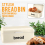 Retro Rectangle Bread Bin Kitchen Food Loaf Storage 3