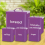 METAL BREAD BIN 5PC STORAGE CANISTERS SET SUGAR COFFEE TEA ENAMEL COATED 1