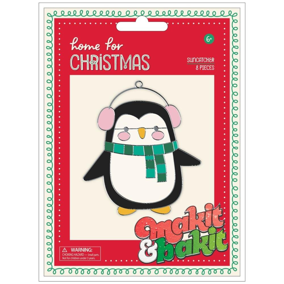 American Crafts Penguin Makit & Bakit Suncatcher