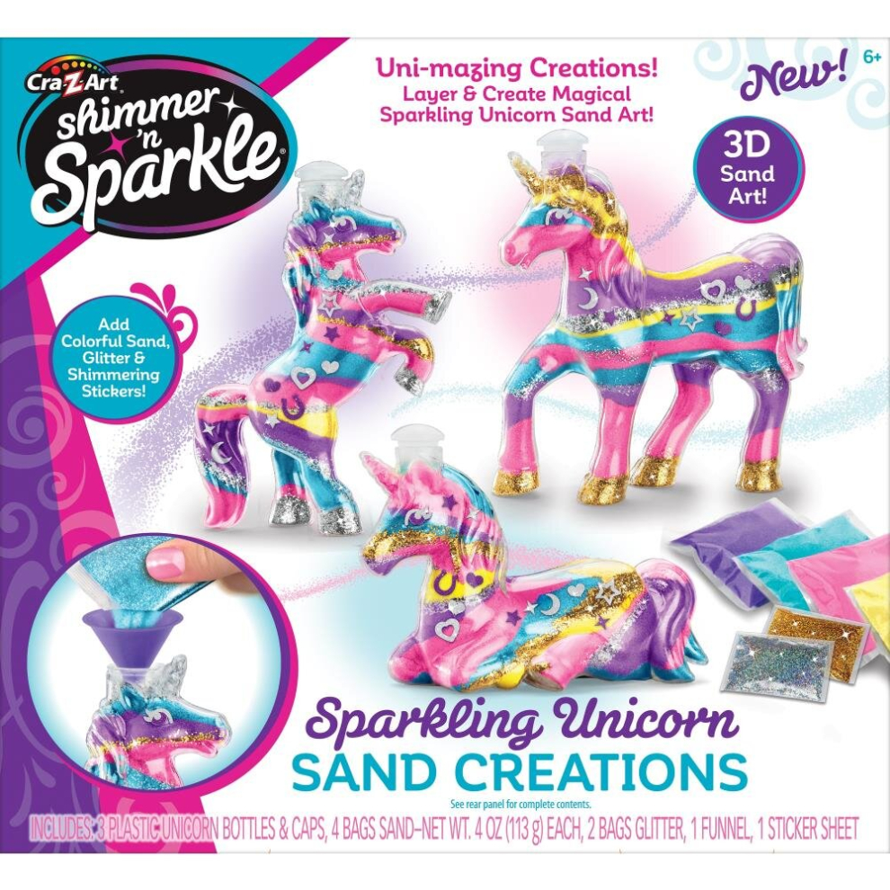 Cra-Z-Art Shimmer 'N Sparkle Unicorn Sand Creations Kit