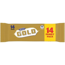 3 x McVitie's 14 Crunchy Biscuit Bars Unique Gold Coating 2 x 124g