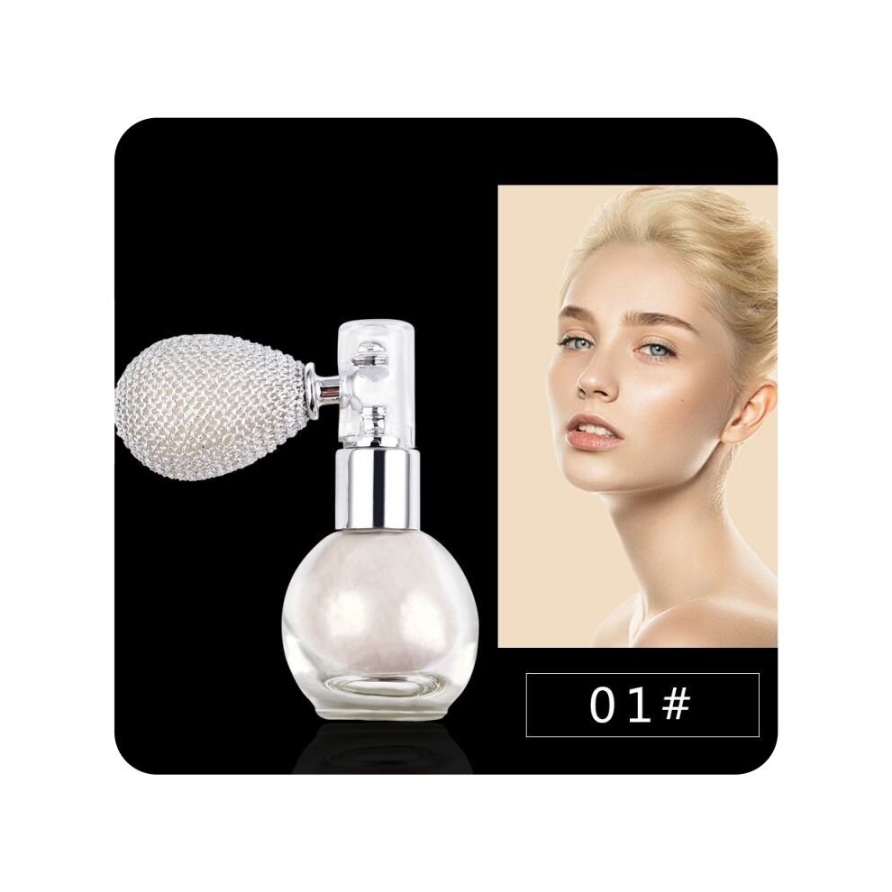 Multicoloured Brightening Glitter Body Powder Highlighter Spray With High Gloss Shimmer And Sparkle For Face And Body Makeup