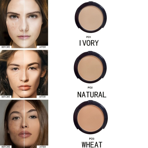 Long Lasting Matte Finish Pressed Powder for Flawless Complexion and Controlled Shine 2