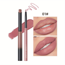 Matte Lip Liner Pencil Lipstick Set Colorfast Smudge Proof Long Lasting Waterproof Nude Lip Liner Any Skin Type Applicable Multifunctional Travel Size