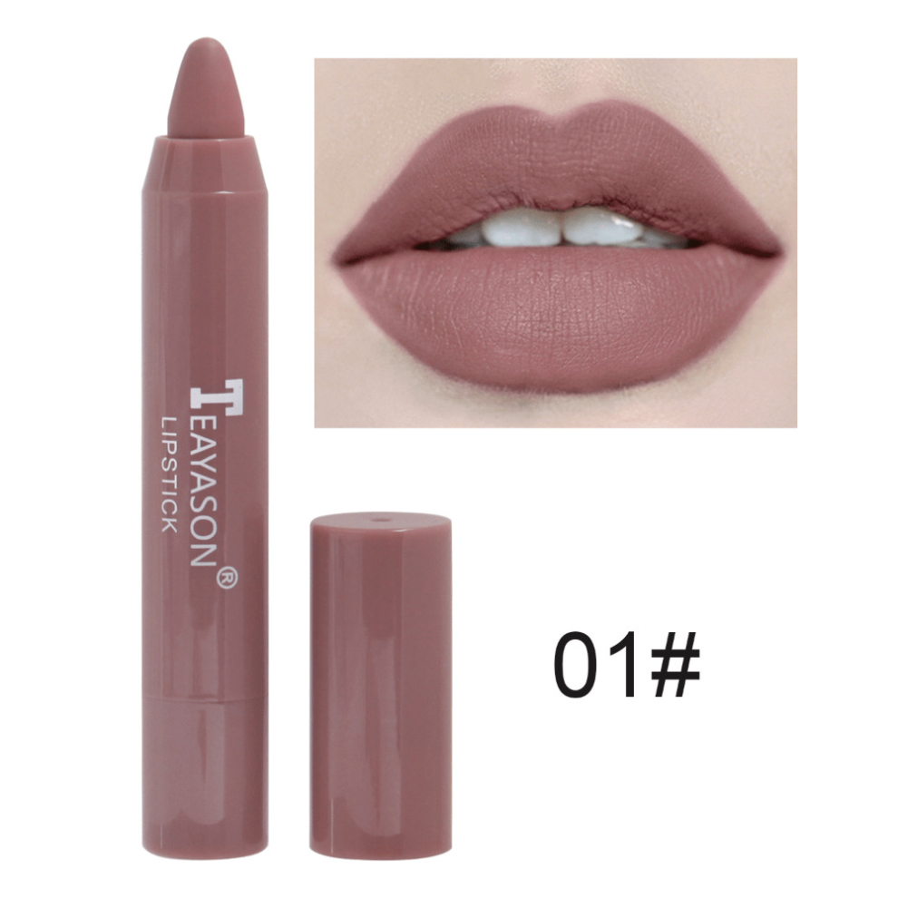 Multicoloured 12 Matte Lipstick Long Lasting Rendering Lipstick Sexy Velvet Smudge Proof Lip Liners Lip Primer Women Makeup Cosmetics
