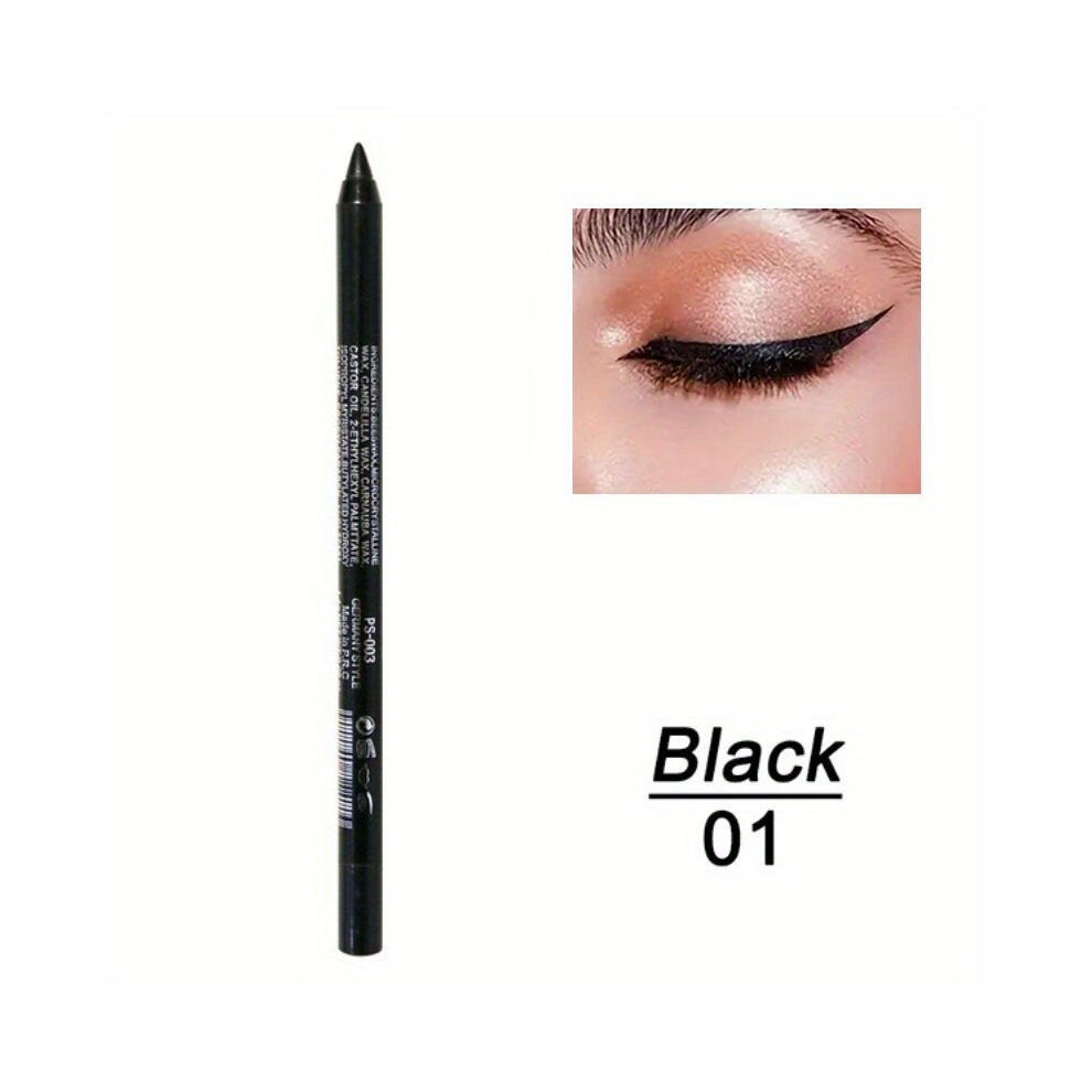 Black Eyeshadow Eyeliner Metallic Glossy Smoky Eyeliner Long Lasting Professional Eye Makeup Eyeliner Waterproof Eyeliner Pen Eye Cosmetics Makeup Tools