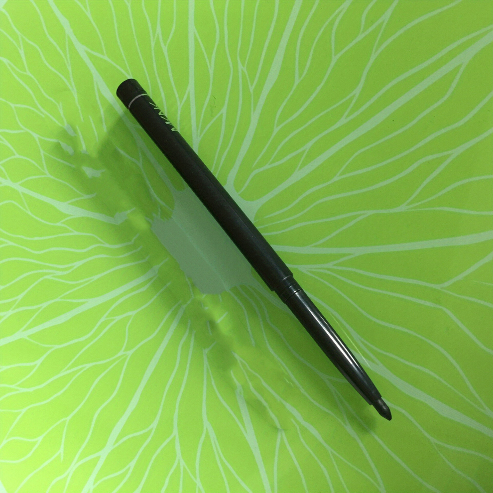 Black Waterproof Automatic Rotating Eyeliner Pencil For Smudge Eyebrow And Eye Makeup