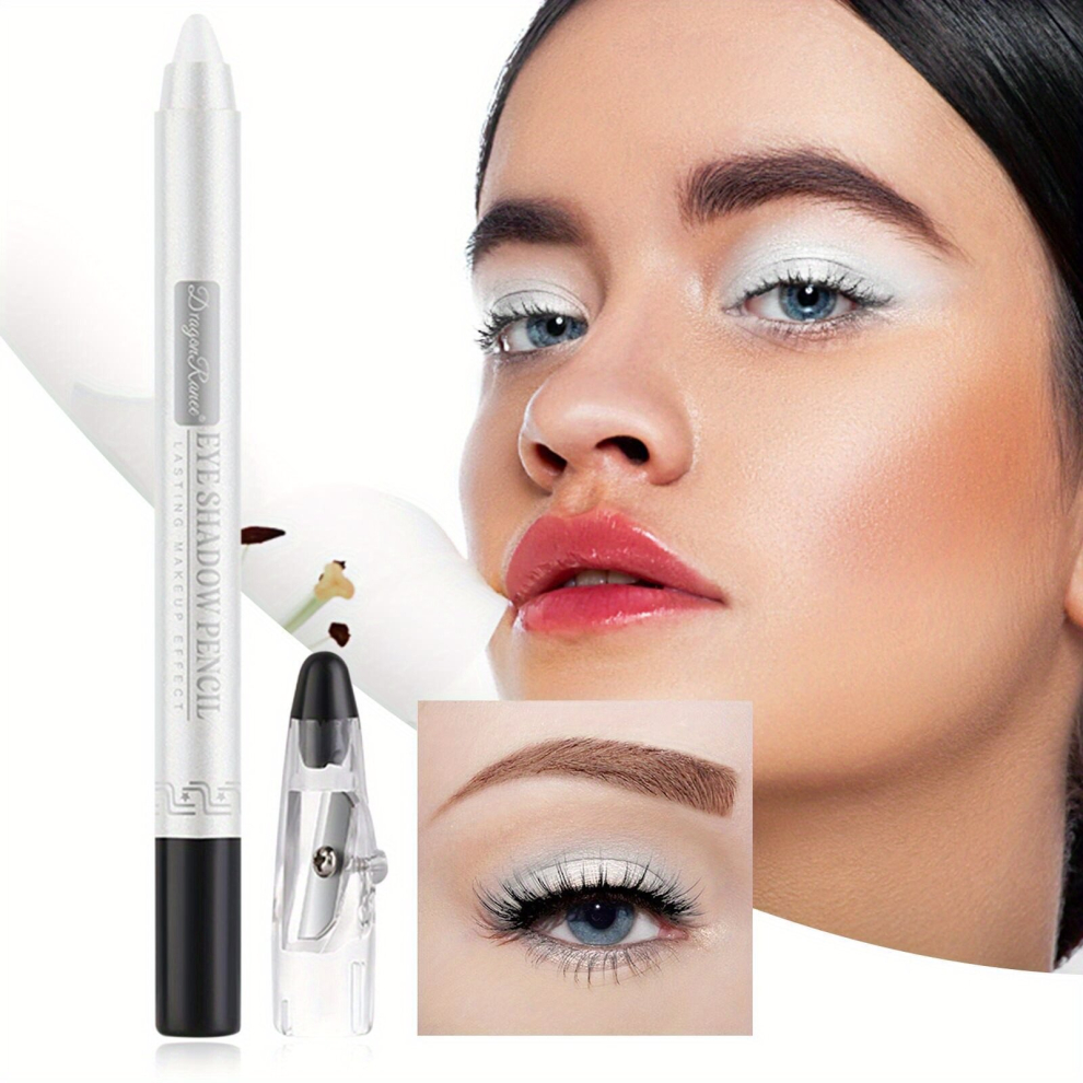 Multicoloured Shimmer Glitter Eyeshadow Pen Eyeliner Glue Pen Eyeshadow Stick Eyeshadow Eyelid Pearly Foam Pen With Sharpener 15 Colors