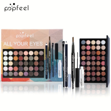 40 Colors Eyeshadow Palette Set Eyebrow Pencil Eyeliner Pen Mascara With A Set Of Makeup Brushes Eye Cosmetics