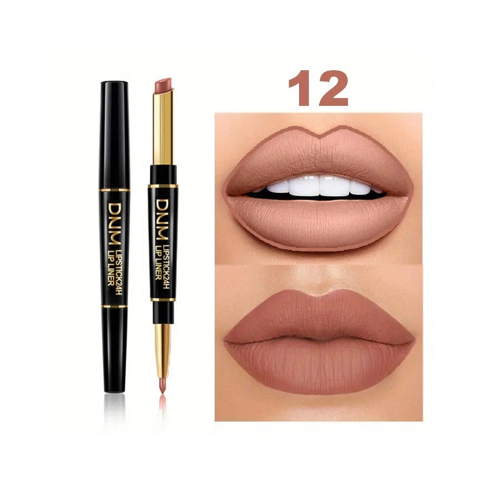 Multicoloured Sexy Red Matte Lip Liner Waterproof Long Lasting Moisturizing And Contouring Lipstick Pencil For Women