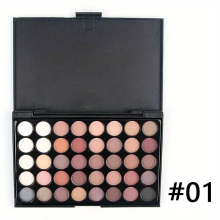 40 Eye Shadow Palette Rainbow Tone Mineral High Pigment Matte Shimmer Glitter Texture Durable And Portable Cosmetics