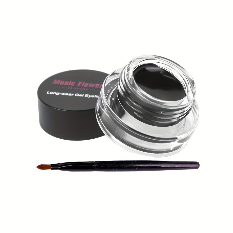 Long Lasting Waterproof Eyeliner Cream Smudge Proof and Easy to Apply in Rich Colors Brown Purple Green and