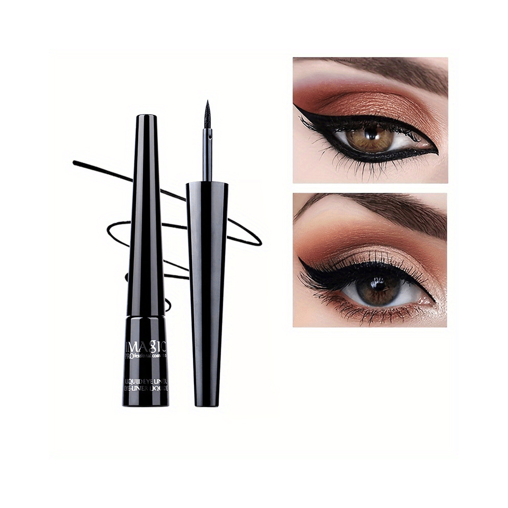 Black Ultra Fine Liquid Eyeliner Pen Long Lasting Smudge Proof Smooth Application Makeup Holding Eyeliner Pen